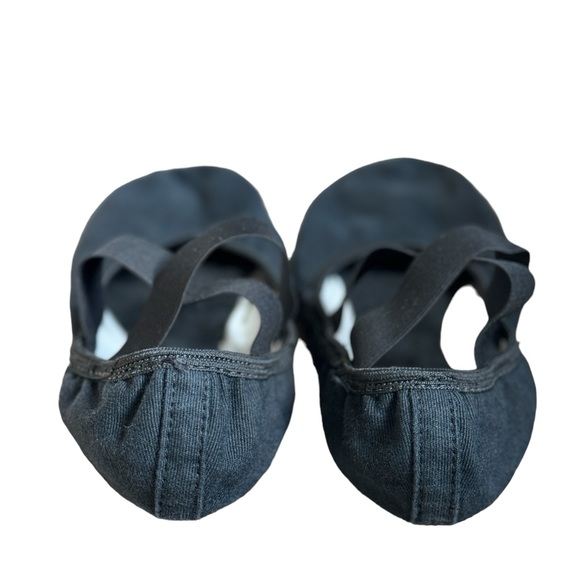 SO DANCA STRETCH CANVAS SPLIT SOLE BALLET SHOE, BLACK, size 3 1/2 - Picture 8 of 8